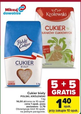 Cukier promocja w Carrefour Market