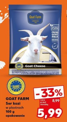 Ser kozi w plastrach Goat Farm promocja w Kaufland