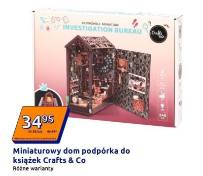 Miniaturowy dom podpórka do książek różne warianty promocja w Action