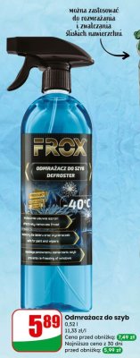 Odmrażacz do szyb Frox promocja w Dino
