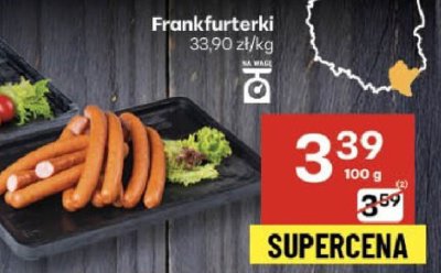 Frankfurterki Taurus promocja w Delikatesy Centrum