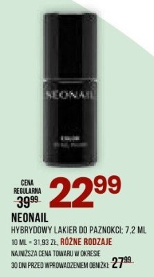 Lakier NEONAIL hybrydowy promocja w Drogerie Natura