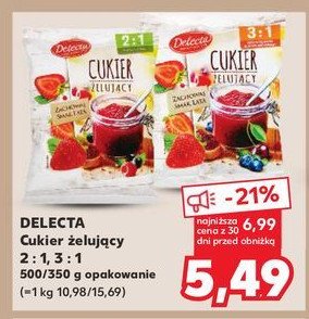 Cukier żelujący 2:1 Delecta promocja