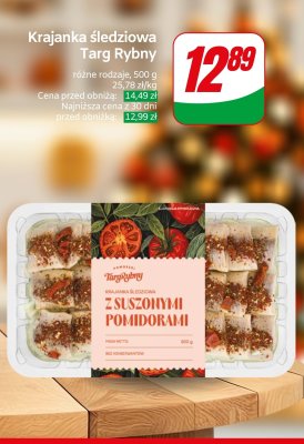 Krajanka śledziowa Targ Rybny z suszonymi pomidorami promocja w Dino