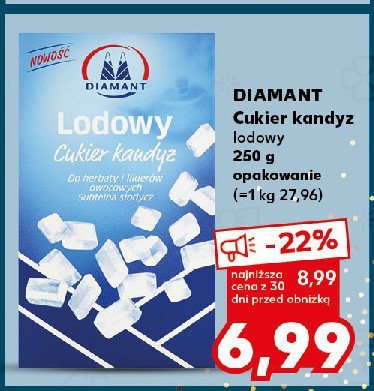 Cukier kandyzowany lodowy Diamant Diamant polska promocja