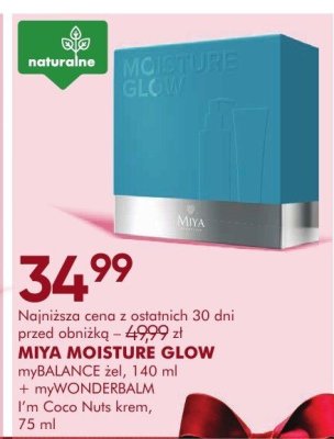 Zestaw kosmetyków MIYA MOISTURE GLOW myBALANCE żel 140 ml + myWONDERBALM I'm Coco Nuts krem 75 ml promocja w Super-Pharm