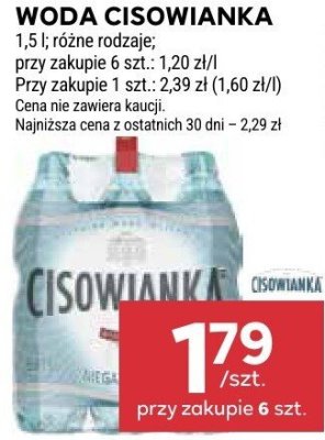 Woda różne rodzaje promocja w Stokrotka