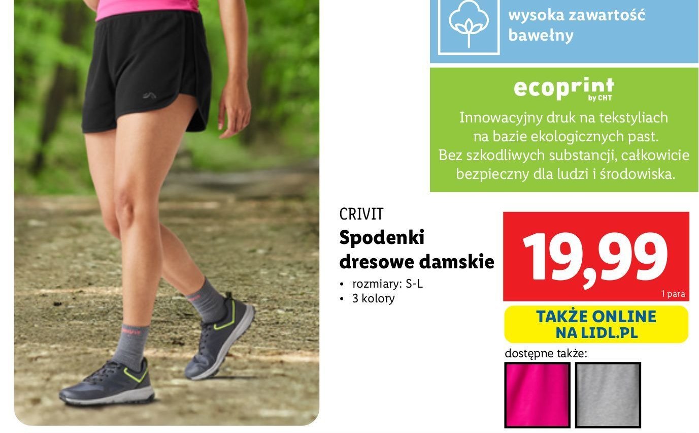 Spodnie dresowe damskie Crivit promocja w Lidl