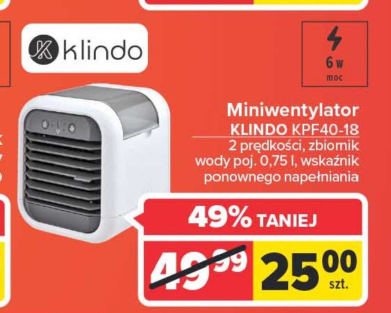 Miniwentylator kpf40-18 Klindo promocja