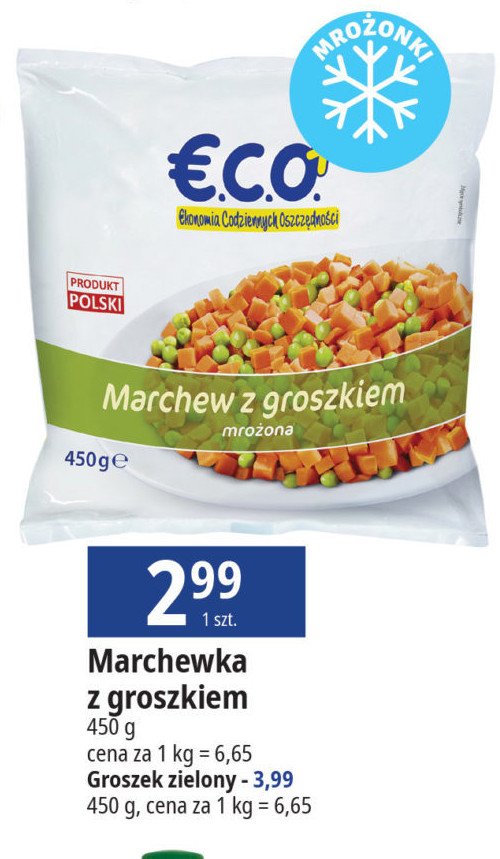 Marchewka z groszkiem Eco+ promocja