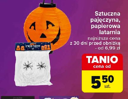 Latarnia papierowa 35 cm promocja w Carrefour