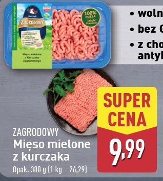 Mięso mielone z nogi kurczaka Zagrodowy promocja