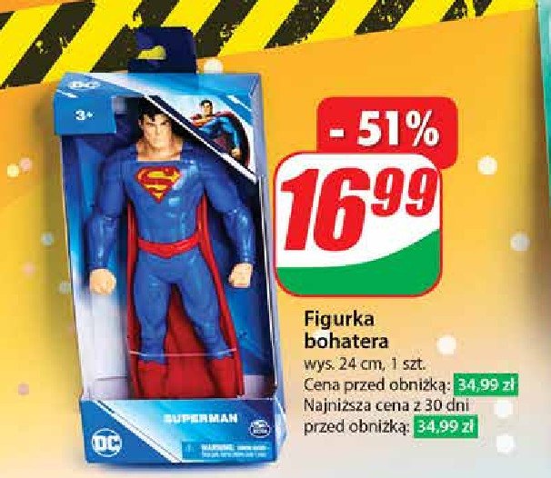 Figurka superman promocja w Dino