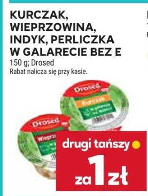 Kurczak, wieprzowina, indyk, perliczka w galarecie bez E promocja w Stokrotka