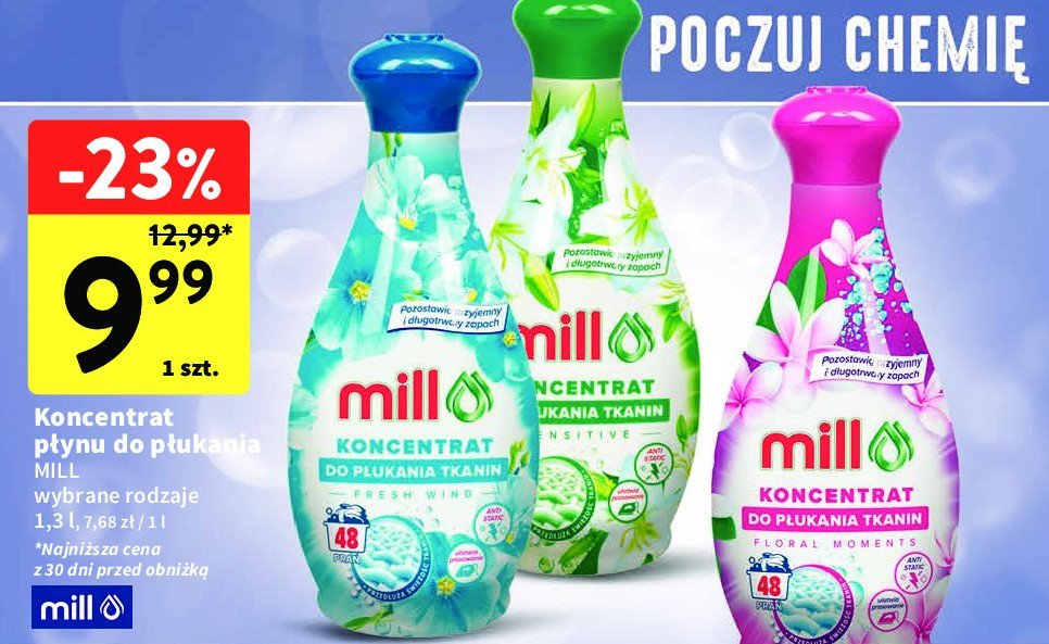 Koncentrat do płukania floral MILL promocja