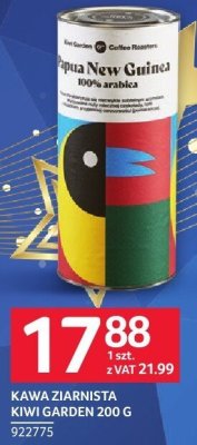 Kawa ziarnista Kiwi Garden 200 g promocja w Selgros