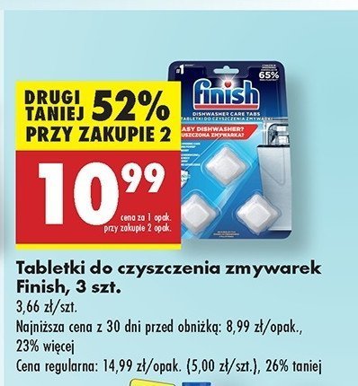 Tabletki do czyszczenia zmywarki Finish do czyszczenia zmywarek promocja