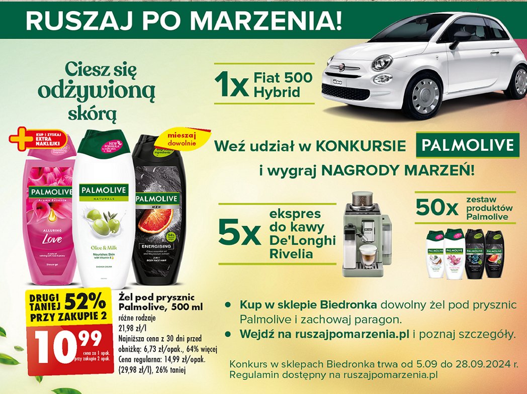 Żel pod prysznic love Palmolive aroma essence promocja