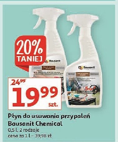 P艂yn do usuwania przypale艅 grill Bausanit chemical promocja