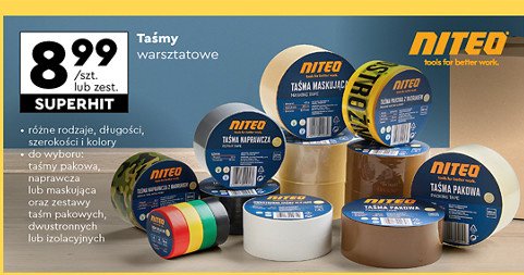 Taśma pakowa 48 mm x 100 m Niteo tools promocja