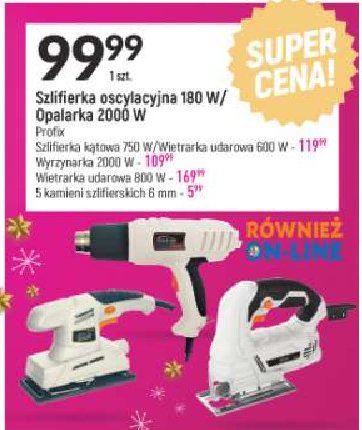 Kamienie szlifierskie z trzpieniem 6 mm Profix promocja