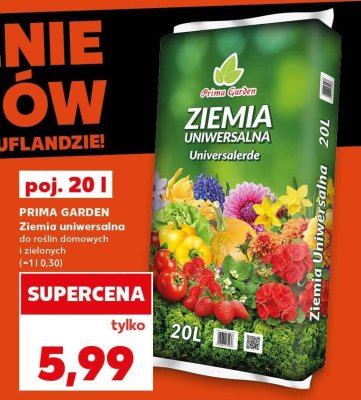 Ziemia uniwersalna do roślin domowych i zielonych, 20 l promocja w Kaufland
