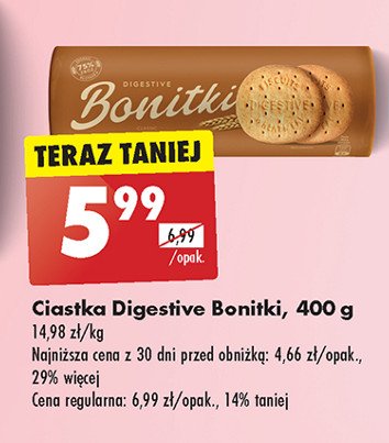 Ciastka digestive Bonitki promocja