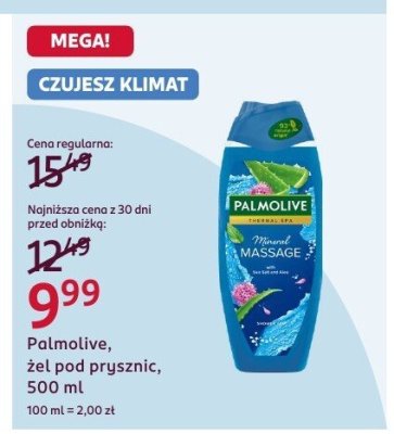 Żel pod prysznic Palmolive promocja w Rossmann