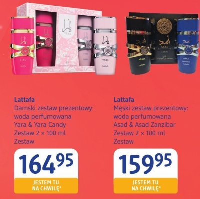 Damski zestaw prezentowy Lattafa woda perfumowana Yara & Yara Candy, 2 x 100 ml promocja w Drogerie DM