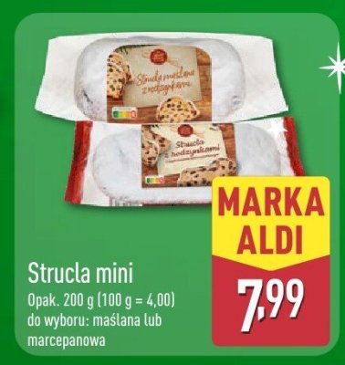 Strucla mini marcepanowa promocja w Aldi
