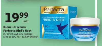 Serum intensywny lifting-rozświetlenie na dzień i na noc Perfecta bird's nest promocja