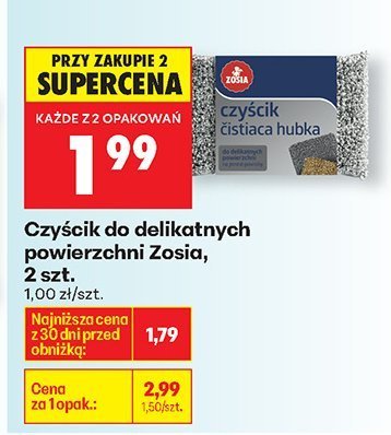 Czyścik do delikatnych powierzchni Zosia samosia promocja w Biedronka