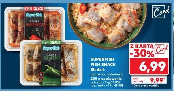 Śledzik z habanero Superfish promocja w Kaufland