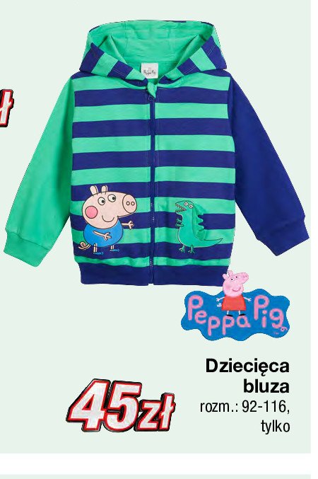 Bluza dziecięca 92-116 peppa pig promocja