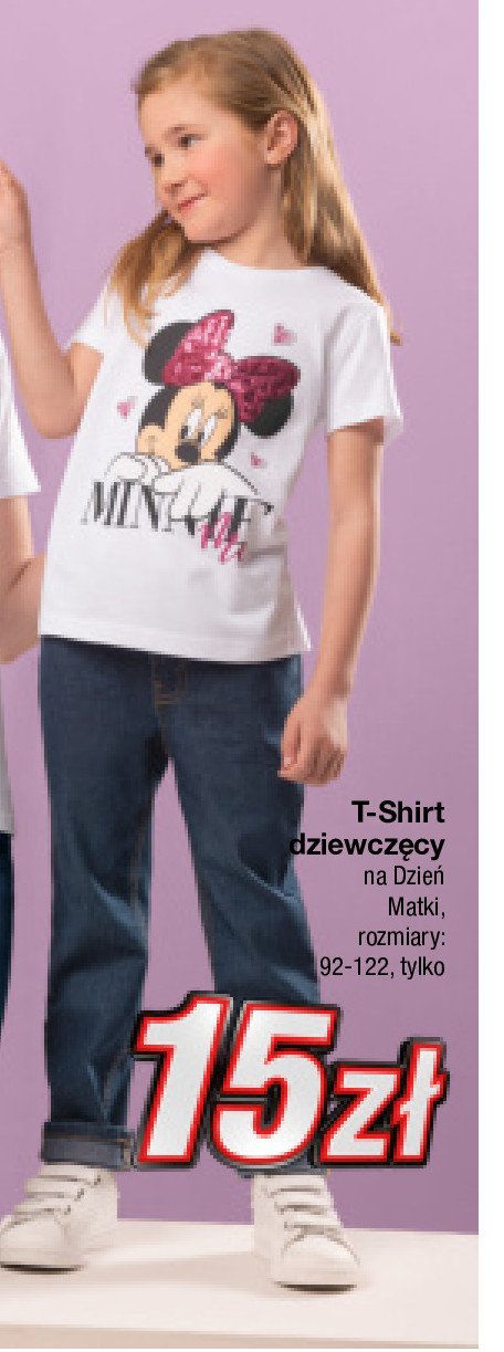 T-shirt dziewczęcy na dzień mamy 92-122 promocja