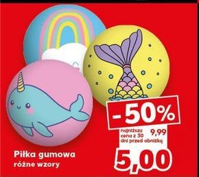 Piłka gumowa promocja w Dino