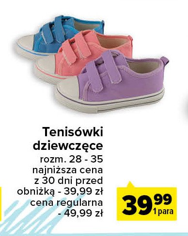 Tenis贸wki dziewcz臋ce rozm. 28-35 promocja
