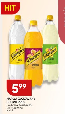 Napój gazowany SCHWEPPES wybrany asortyment promocja w Chata Polska