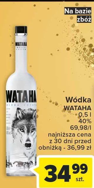 Wódka Wataha wódka czysta promocja
