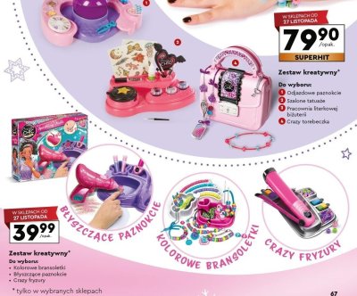 Zestaw kreatywny Crazy Chic szalone tatuaże promocja w Biedronka