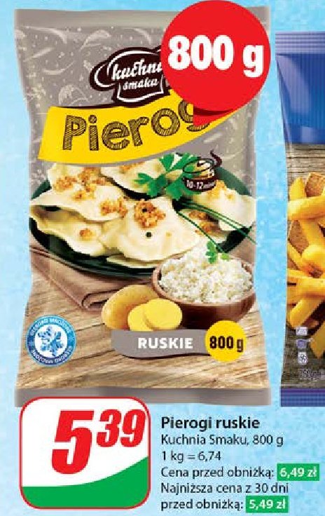 Pierogi ruskie Kuchnia smaku promocja w Dino