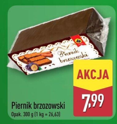 Piernik brzozowski promocja w Aldi