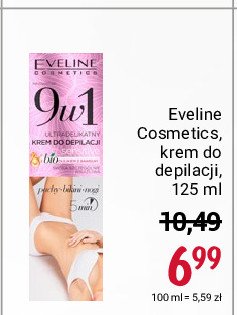 Krem do depilacji pachy-bikini-nogi Eveline 9in1 promocja