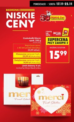 Czekoladki promocja w Biedronka