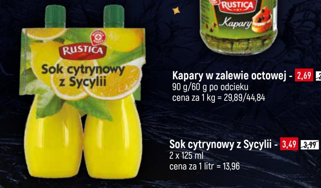 Cytrynki Wiodąca marka rustica promocja