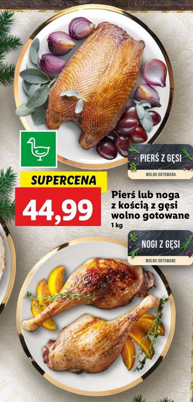 Pierś z gęsi promocja w Lidl