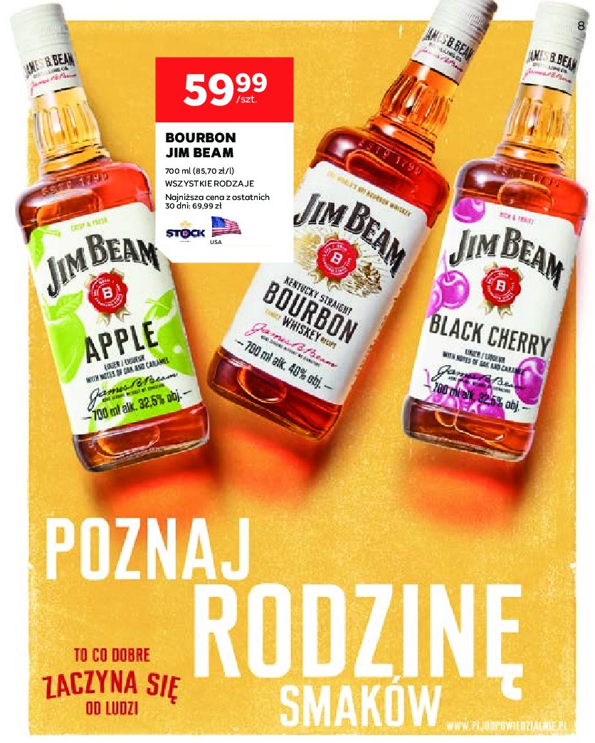 Bourbon Jim beam red stag black cherry promocja