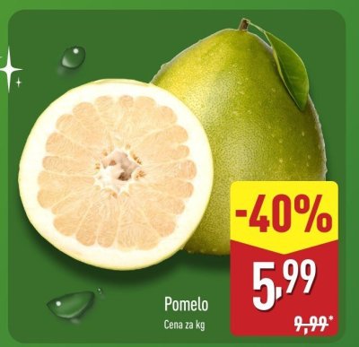 Pomelo cena za kg promocja w Aldi