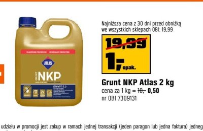Grunt NKP Atlas 2 kg promocja w OBI