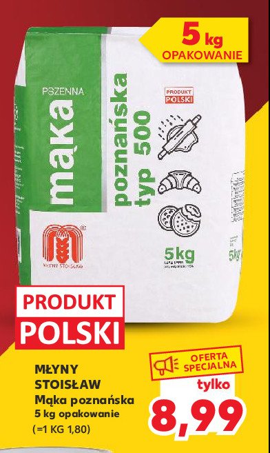 Mąka pszenna poznańska Młyny stoisław promocja